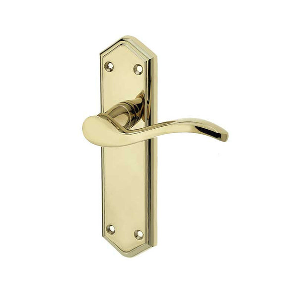 Frelan, Paris Suite Door Handles on Latchplate, Door Handles, Lever Handles On Latch Backplate