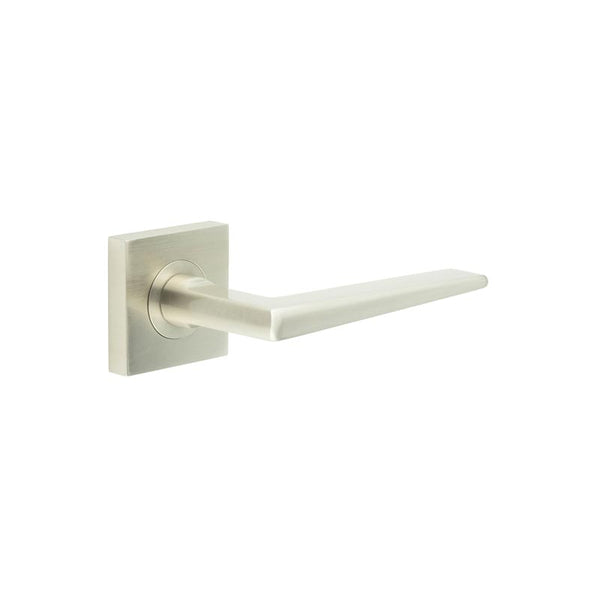 Burlington, Burlington Mayfair Door Handle with Square Plain Rose, Door Handles, Lever On Square Rose