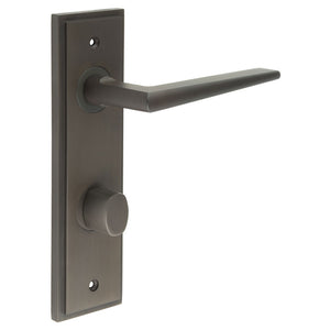 Burlington, Burlington Mayfair Door Handle Din Bathroom Backplate & Turn & Release -Inner 2, Door Handles, BathroomDin Backplate  & Turn & Release 2, Burlington Mayfair Door Handle Din Bathroom Backplate  & Turn & Release 2