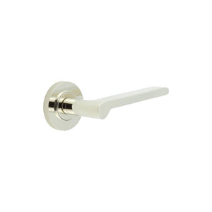 Burlington, Burlington Fitzrovia Door Handles with Knurled Rose, Door Handles, Lever On Rose