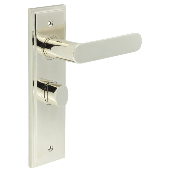 Burlington, Burlington Kensington Door Handle Bathroom Backplate & Turn & Release -Inner 2, Door Handles, Bathroom Backplate  & Turn & Release 2