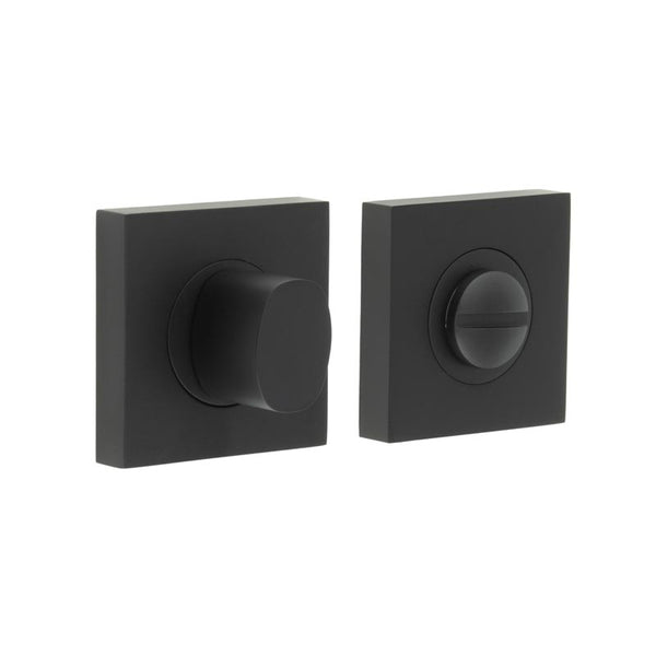 Burlington, Burlington Turns & Releases Inner 3 with Square Plain Rose, Door Handles, Bathroom Backplate  & Turn & Release 3