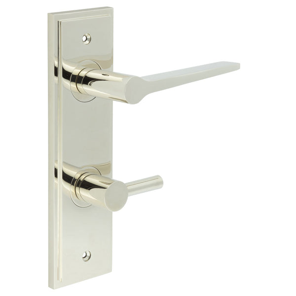 Burlington, Burlington Knightsbridge Door Handle Din Bathroom Backplate & Turn & Release -Inner 3, Door Handles, BathroomDin Backplate  & Turn & Release 3, Burlington Knightsbridge Door Handle Din Bathroom Backplate  & Turn & Release 3