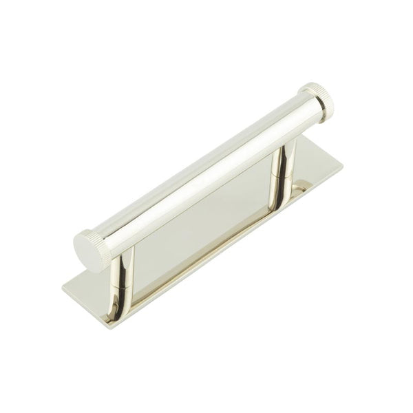 Hoxton, Hoxton Hoxton Thaxted Cabinet Handles 96mm Ctrs Plain Backplate, Cabinet Hardware, Cabinet Pull Handles