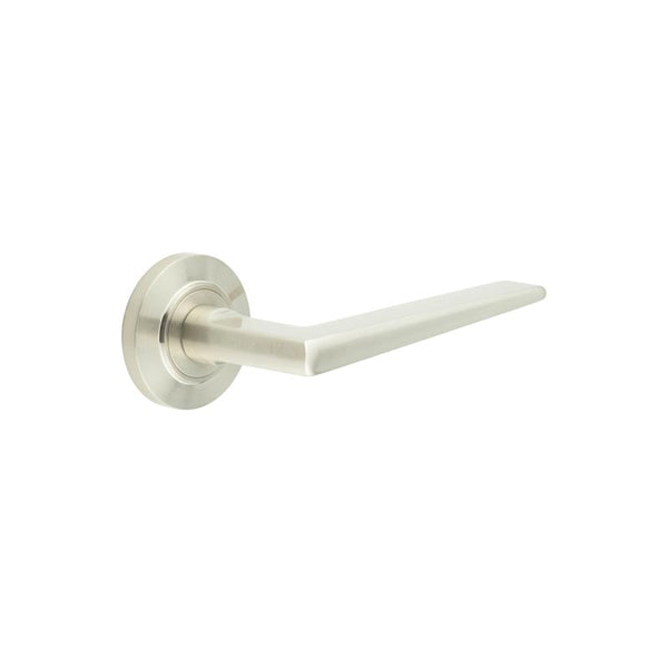 Burlington, Burlington Mayfair Door Handle with Chamfered Rose, Door Handles, Lever On Rose