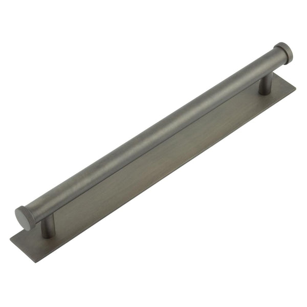 Hoxton, Hoxton Hoxton Thaxted Cabinet Handles 224mm Ctrs Plain Backplate, Cabinet Hardware, Cabinet Pull Handles