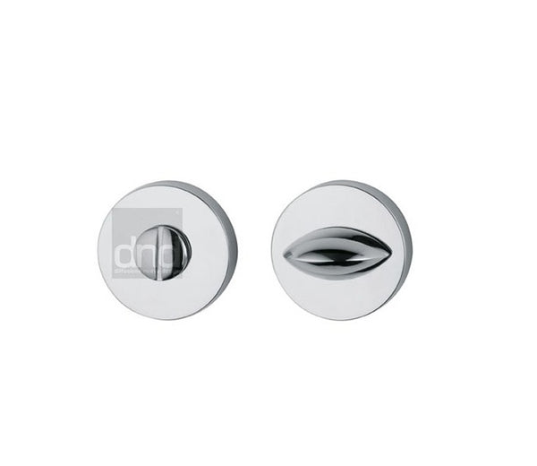 Round Bathroom Turn & Release - RDN03 by M Marcus - Heritage Brass