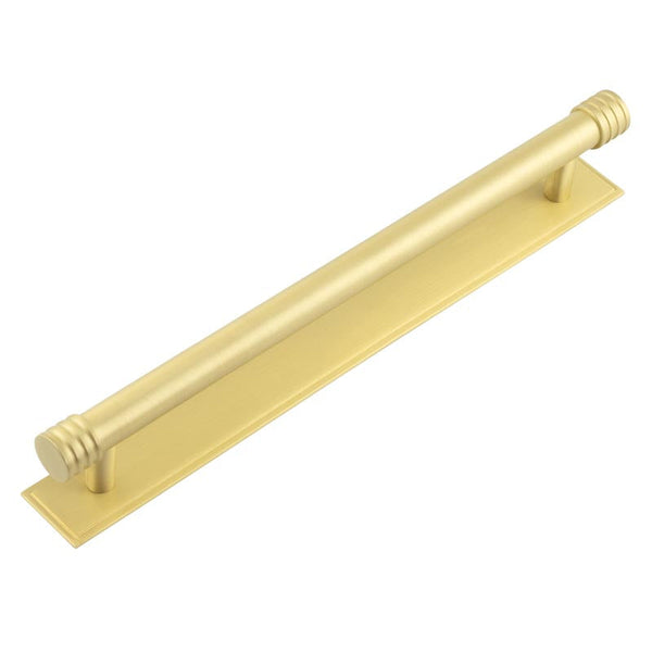 Hoxton, Hoxton Hoxton Sturt Cabinet Handles 224mm Ctrs Stepped Backplate, Cabinet Hardware, Cabinet Pull Handles