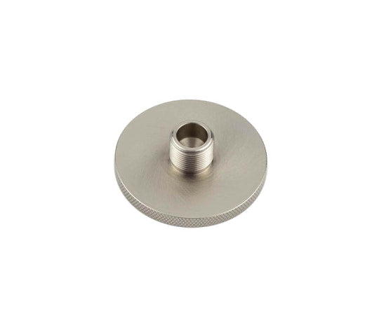 Burlington, Burlington Knurled Bases to Suit Wall Mounted Door Stops 50mm Dia, Door Stops, Door Stops