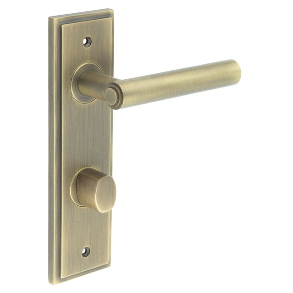 Burlington, Burlington Richmond Door Handle Din Bathroom Backplate & Turn & Release -Inner 2, Door Handles, BathroomDin Backplate  & Turn & Release 2