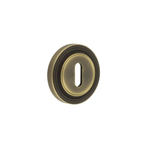 Burlington, Burlington Standard Keyway Escutcheons with Reeded Rose, Escutcheons, Burlington Standard Keyway Escutcheons Reeded Rose, Standard Keyway Escutcheons Reeded Rose