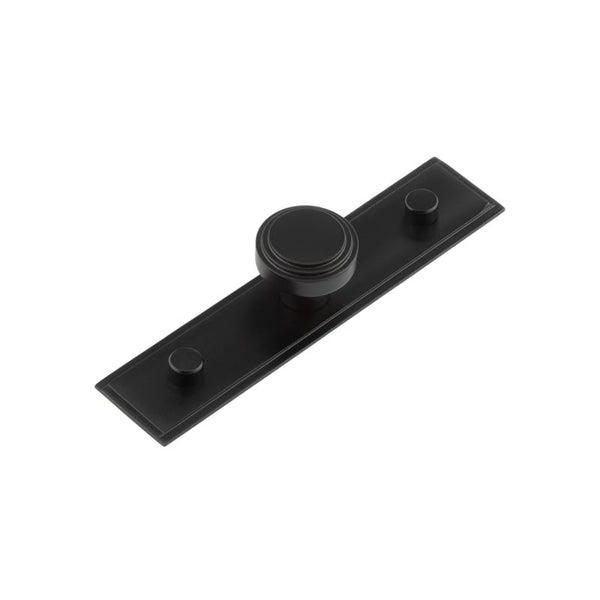 Hoxton, Hoxton Cropley Cupboard Knobs 30mm Stepped Backplate, Cabinet Hardware, Cabinet Knobs