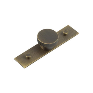 Hoxton, Hoxton Wenlock Cupboard Knobs 40mm Plain Backplate, Cabinet Hardware, Cabinet Knobs