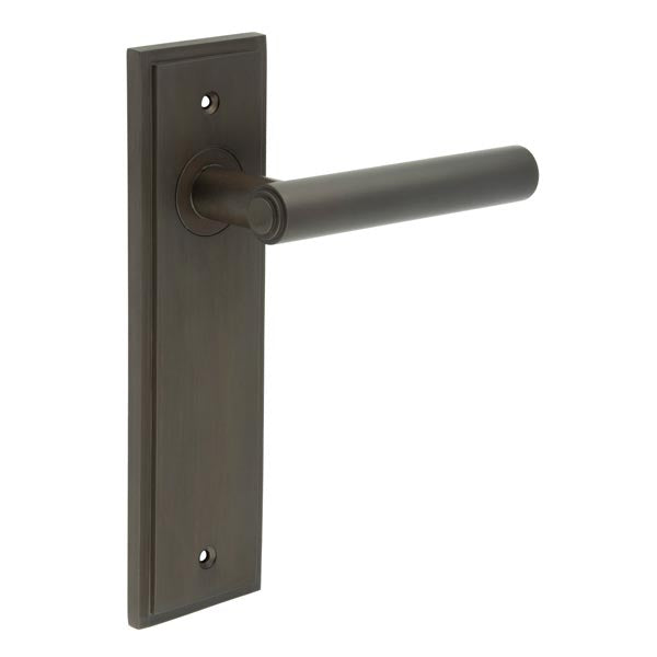 Burlington, Burlington Richmond Door Handle Latch Backplate, Door Handles, Burlington Richmond Door Handle Latch Backplate, Lever On  Latch Backplate