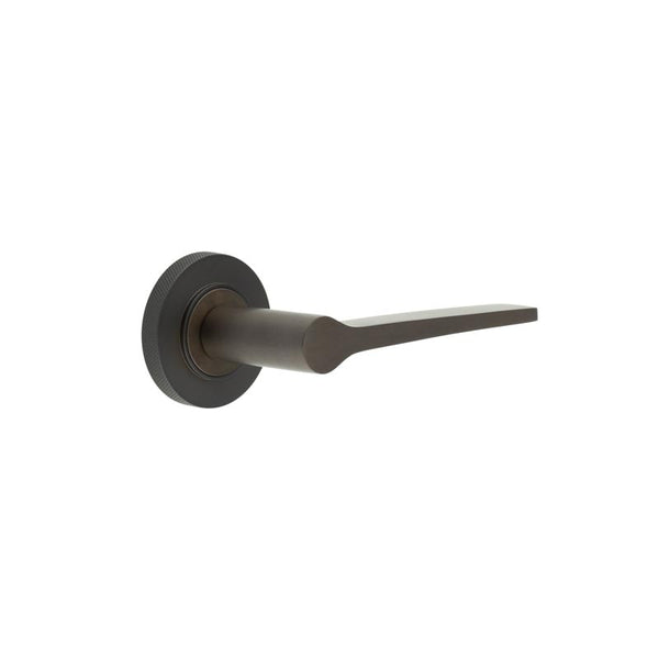 Burlington, Burlington Knightsbridge Door Handle with Knurled Rose, Door Handles, Lever On Rose