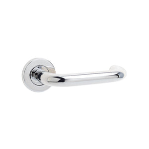 Frelan, Orbit 19mm Door Handle on 8mm Sprung Rose Grade 304 Polished Stainless Steel, Door Handles, 