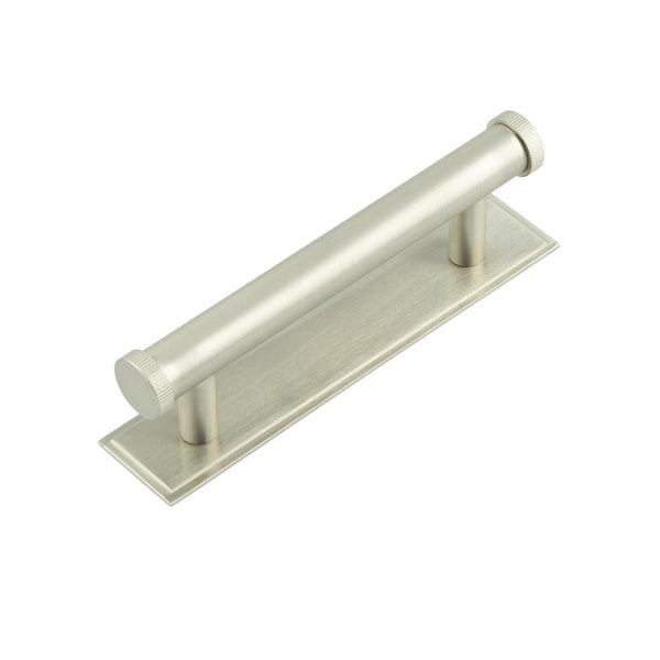 Hoxton, Hoxton Hoxton Thaxted Cabinet Handles 96mm Ctrs Stepped Backplate, Cabinet Hardware, Cabinet Pull Handles