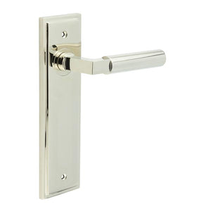 Burlington, Burlington Westminster Door Handle Latch Backplate, Door Handles, Burlington Westminster Door Handle Latch Backplate, Lever on Latch Backplate