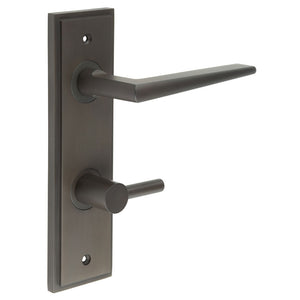 Burlington, Burlington Mayfair Door Handle Din Bathroom Backplate & Turn & Release -Inner 3, Door Handles, BathroomDin Backplate  & Turn & Release 3, Burlington Mayfair Door Handle Din Bathroom Backplate  & Turn & Release 3