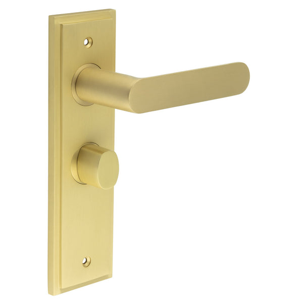 Burlington, Burlington Kensington Door Handle Bathroom Backplate & Turn & Release -Inner 2, Door Handles, Bathroom Backplate  & Turn & Release 2