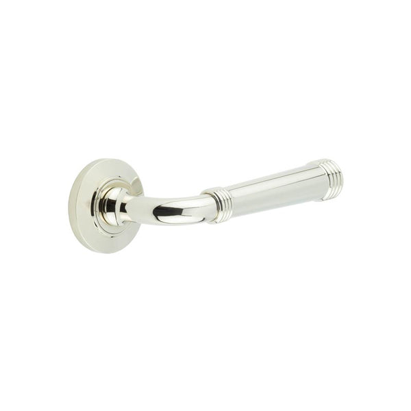 Burlington, Burlington Highgate Door Handles with Chamfered Rose, Door Handles, Lever On Rose