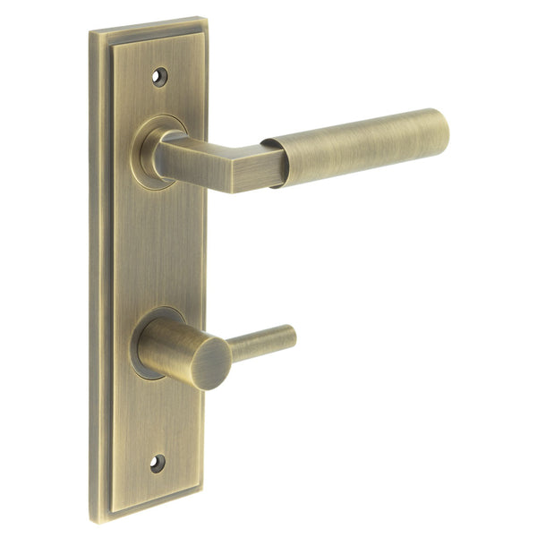 Burlington, Burlington Westminster Door Handle Din Bathroom Backplate & Turn & Release -Inner 3, Door Handles, BathroomDin Backplate  & Turn & Release 3, Burlington Westminster Door Handle Din Bathroom Backplate  & Turn & Release 3