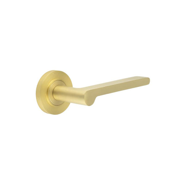 Burlington, Burlington Fitzrovia Door Handles with Plain Rose, Door Handles, Lever On Rose