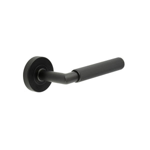 Three One Six Linear Knurled Door Handle by Jedo By Frelan