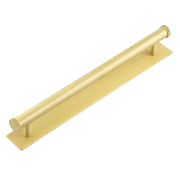 Hoxton, Hoxton Hoxton Wenlock Cabinet Handles 224mm Ctrs Plain Backplate, Cabinet Hardware, Cabinet Pull Handles