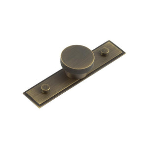 Hoxton, Hoxton Wenlock Cupboard Knobs 40mm Stepped Backplate, Cabinet Hardware, Cabinet Knobs