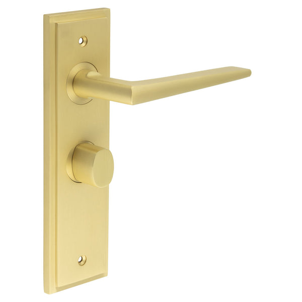 Burlington, Burlington Mayfair Door Handle Bathroom Backplate & Turn & Release -Inner 2, Door Handles, Bathroom Backplate  & Turn & Release 2