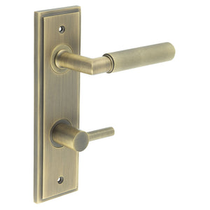 Burlington, Burlington Piccadilly Door Handle Din Bathroom Backplate & Turn & Release -Inner 3, Door Handles, BathroomDin Backplate  & Turn & Release 3, Burlington Piccadilly Door Handle Din Bathroom Backplate  & Turn & Release 3