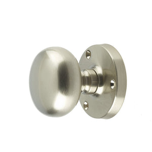 Frelan, Mushroom Mortice Door Knob Satin Nickel, Door Knobs, Mortice Door Knobs