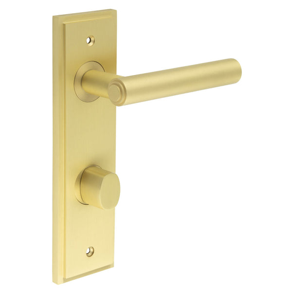 Burlington, Burlington Richmond Door Handle Din Bathroom Backplate & Turn & Release -Inner 2, Door Handles, BathroomDin Backplate  & Turn & Release 2, Burlington Richmond Door Handle Din Bathroom Backplate  & Turn & Release 2