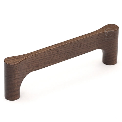 Wooden Gio Cabinet Pull Handle by M Marcus - Heritage Brass