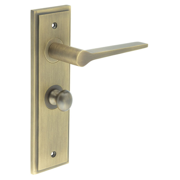 Burlington, Burlington Knightsbridge Door Handle Bathroom Backplate & Turn & Release -Inner 1, Door Handles, Bathroom Backplate  & Turn & Release 1