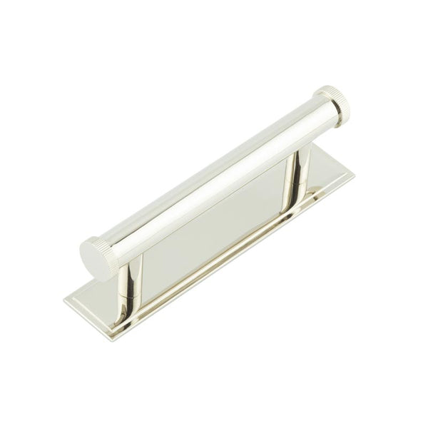 Hoxton, Hoxton Hoxton Thaxted Cabinet Handles 96mm Ctrs Stepped Backplate, Cabinet Hardware, Cabinet Pull Handles