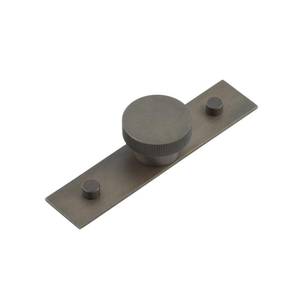 Hoxton, Hoxton Thaxted Cupboard Knobs 40mm Plain Backplate, Cabinet Hardware, Cabinet Knobs