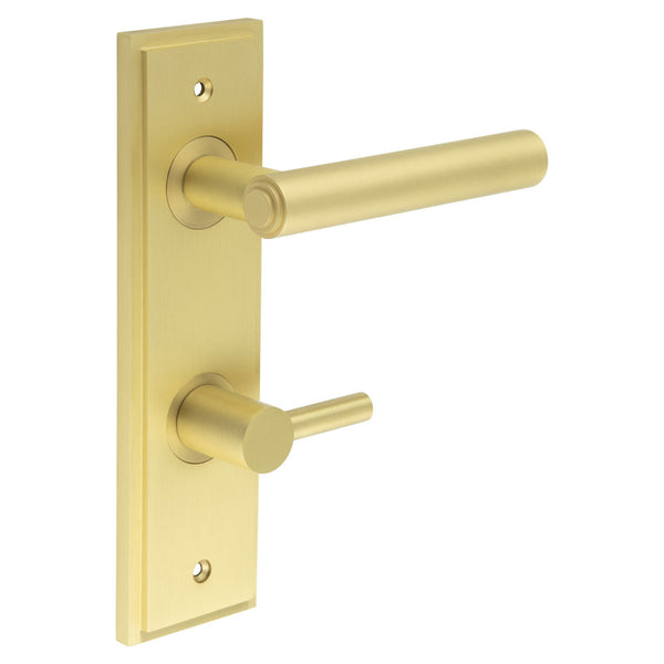 Burlington, Burlington Richmond Door Handle Din Bathroom Backplate & Turn & Release -Inner 3, Door Handles, BathroomDin Backplate  & Turn & Release 3, Burlington Richmond Door Handle Din Bathroom Backplate  & Turn & Release 3