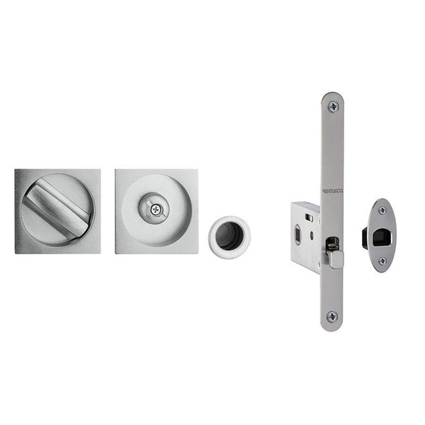 JV829 Bathroom sliding door lock & handles