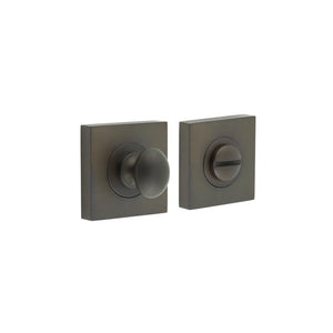 Burlington, Burlington Turns & Releases Inner 1 with Square Plain Rose, Door Handles, Bathroom Backplate  & Turn & Release 1