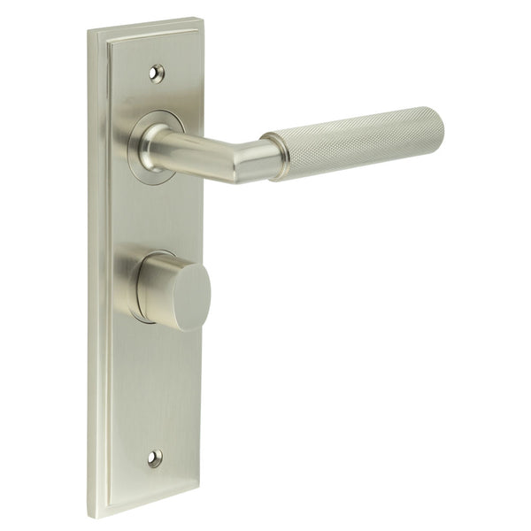 Burlington, Burlington Piccadilly Door Handle Bathroom Backplate & Turn & Release -Inner 2, Door Handles, Bathroom Backplate  & Turn & Release 2