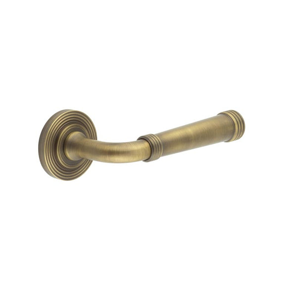 Burlington, Burlington Highgate Door Handles with Reeded Rose, Door Handles, Lever On Rose