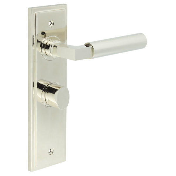 Burlington, Burlington Westminster Door Handle Bathroom Backplate & Turn & Release -Inner 2, Door Handles, Bathroom Backplate  & Turn & Release 2