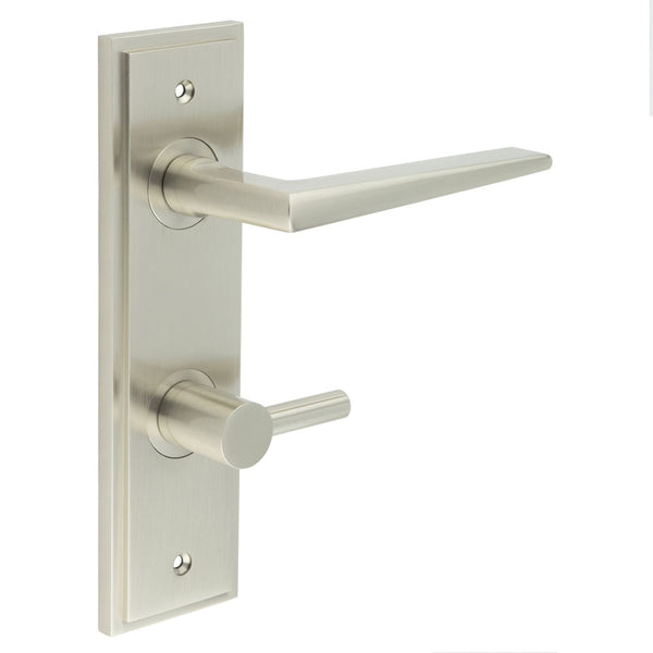 Burlington, Burlington Mayfair Door Handle Din Bathroom Backplate & Turn & Release -Inner 3, Door Handles, BathroomDin Backplate  & Turn & Release 3, Burlington Mayfair Door Handle Din Bathroom Backplate  & Turn & Release 3