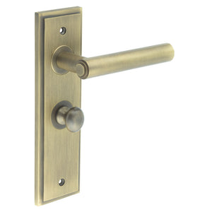 Burlington, Burlington Richmond Door Handle Bathroom Backplate & Turn & Release -Inner 1, Door Handles, Bathroom Backplate  & Turn & Release 1, Burlington Richmond Door Handle Bathroom Backplate  & Turn & Release 1