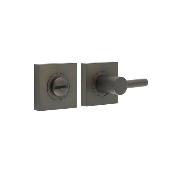 Burlington, Burlington Easy Turn & Release -Inner 3 with Square Plain Rose, Door Handles, Bathroom Backplate  & Turn & Release 3