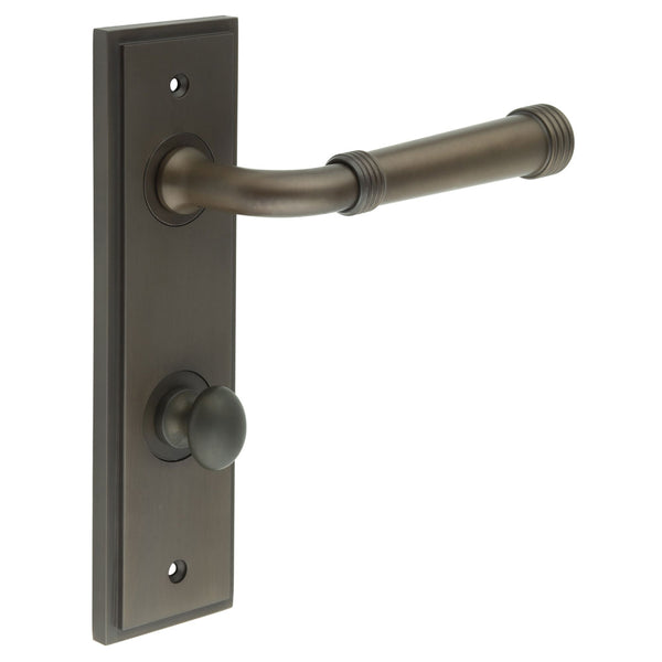 Burlington, Burlington Highgate Door Handle Din Bathroom Backplate & Turn & Release -Inner 1, Door Handles, Din Bathroom Backplate  & Turn & Release 1