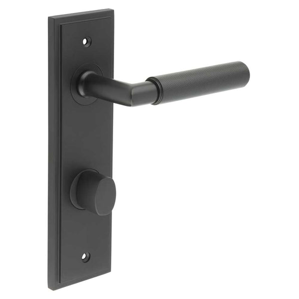 Burlington, Burlington Piccadilly Door Handle Din Bathroom Backplate & Turn & Release -Inner 2, Door Handles, BathroomDin Backplate  & Turn & Release 2