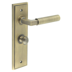 Burlington, Burlington Westminster Door Handle Bathroom Backplate & Turn & Release -Inner 1, Door Handles, Bathroom Backplate  & Turn & Release 1, Burlington Westminster Door Handle Bathroom Backplate  & Turn & Release 1